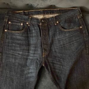Levi’s dark blue 501 jeans